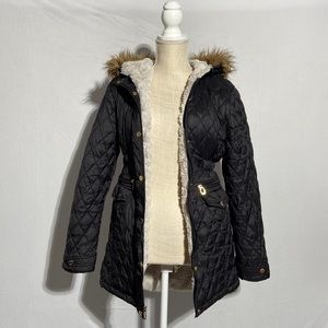 KENSIE GIRL WINTER JACKET - BLACK